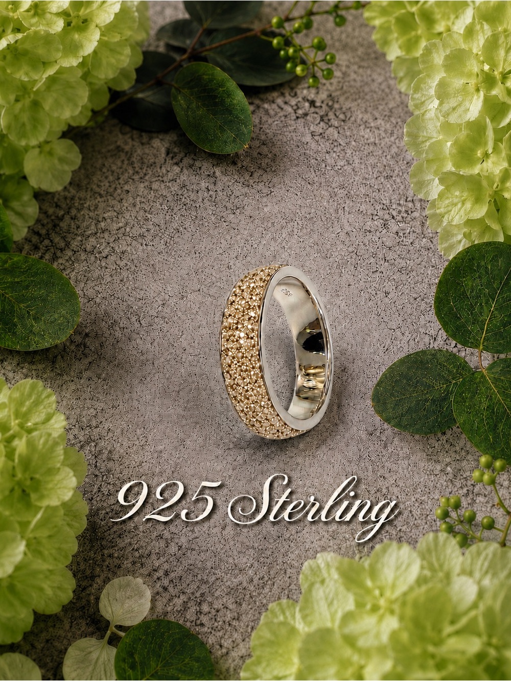 RESTOCKED❤️Sterling Silver Swarovski Blk Diamond Pavé Crystal Band